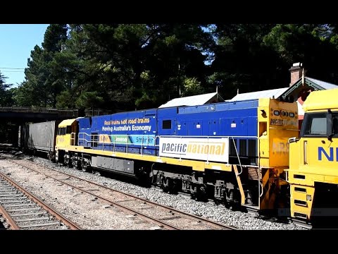 Rail Action in the Adelaide Hills 12th March 2022 Pacific National, SCT Logistics and OneRail