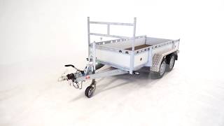 Proline Bakwagen tandemas 307x135cm 2850kg video