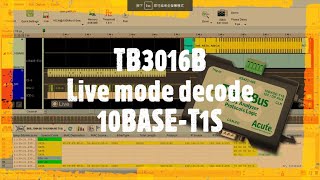 10BASE-T1S Decode (Live Mode) — TB3016B Logic Analyzer