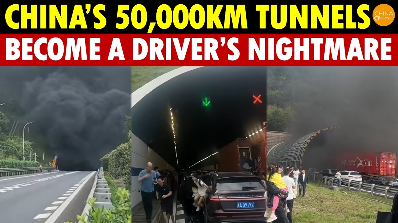 Truck Explodes In 2km Tunnel: China’s 50,000km Tunnels Become A Driver’s Nightmare