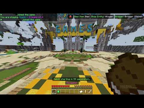 Minecraft Bedwars with Broken Microphone *Volume Warning*