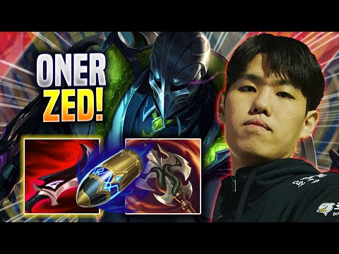 ONER PERFECT GAME WITH ZED! - T1 Oner Plays Zed JUNGLE vs Graves! | Preseason 2023