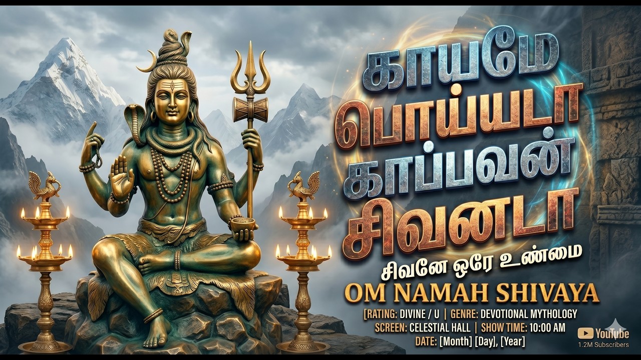 🔱 Kaayame Poiyada Kaappavan Sivanada | சிவமே ஒரே உண்மை | Om Namah Shivaya | Shiva Songs Tamil 🔱