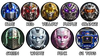 Every Transformers Eye Color and It's Meaning Explained