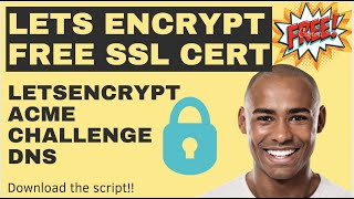 letsencrypt acme challenge dns script