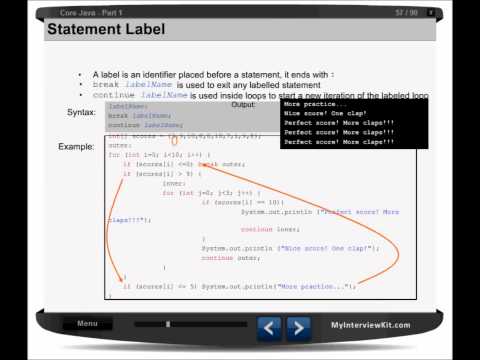 Corejava Chapter 13 Flow Controls Break Continue Label