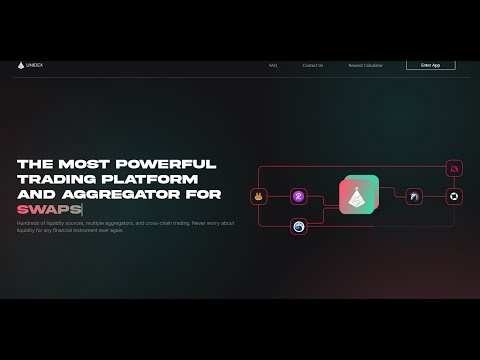 UNIDEX - Полезный Агрегатор который показывает графики, ордера децентрализованных бирж