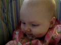 Baby Ava Eating Chicken YUCK