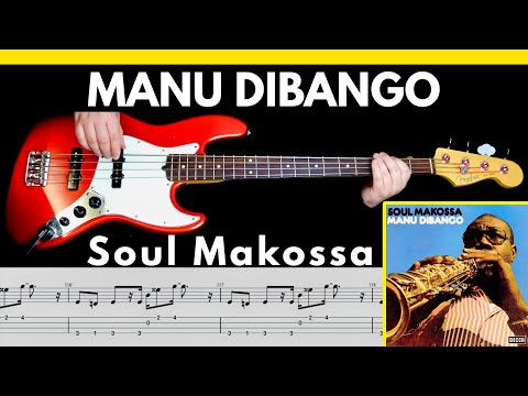 Manu Dibango - Soul Makossa [1972] | BASS Cover | Notation + TABS