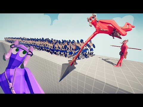 100x RANDOM UNITS VS 100x SPEAR THROWER EVERY GOD MOD 😮 EPIC FIGHT #tabs