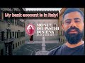 Italy Me Bank Account Kaise Khole Italy Volg Italyvlog India Volginitalyindia