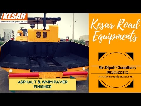 Semi-Automatic Road Paver Finisher Machine