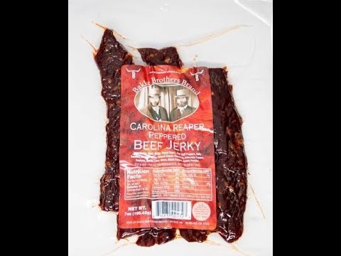 Bakke Brothers brand CAROLINA REAPER PEPPERED BEEF...