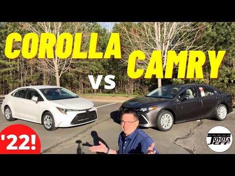 Vergleich von Camry LE und Corolla LE (2022): Ich vergleiche, damit Sie entscheiden können!