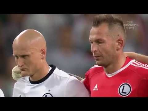 Legia Warszawa   FK Astana  Minuta ciszy w rocznicę Powstania Warszawskiego oraz specjalna oprawa