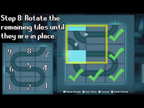 FULL SOLUTION: PUZZLE 2 in Water Vellumental Temple: Paper Mario The Origami King Guide/ Walkthrough