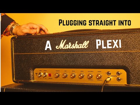 Plugging Straight into the Marshall 1987X Plexi