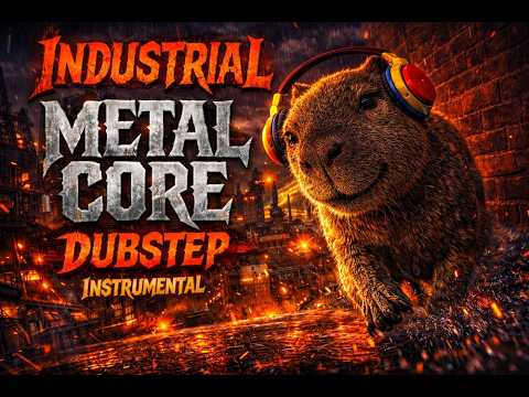 Industrial Metal Core Dubstep Instrumental 🔥 Brutal Cinematic Drop (1hour+) Study & Workout Music