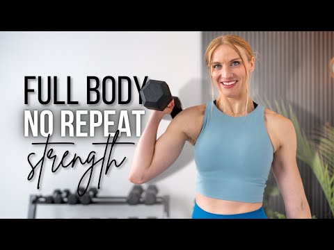 30-minute Full Body NO REPEAT Strength Training