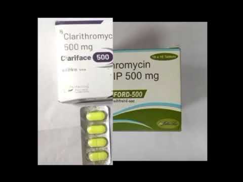 Clarithromycin Tablets .