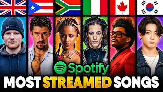 Most Streamed Songs From 100 Different Countries!