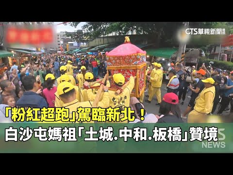 「粉紅超跑」駕臨新北！　白沙屯媽祖「土城.中和.板橋」贊境