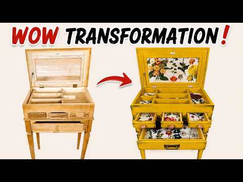 New Life for a Jewelry Box: Tons of Makeover Techniques!