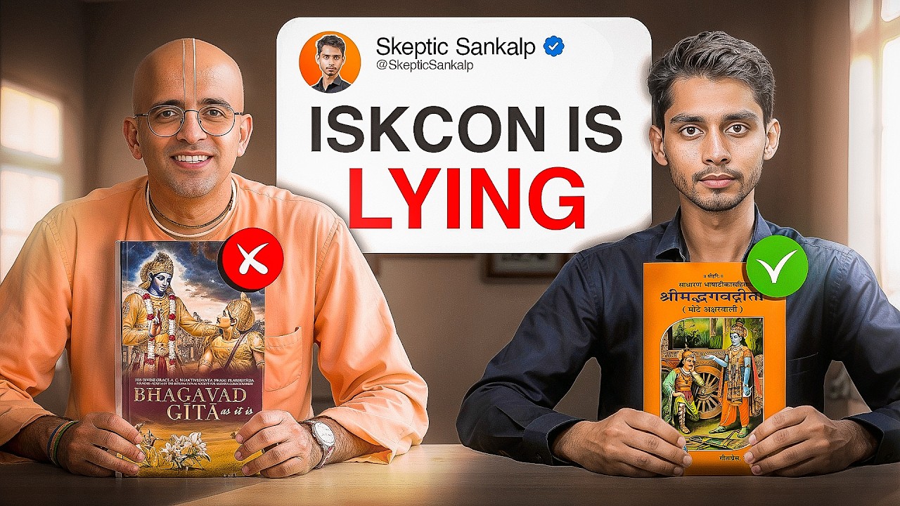 ISKCON's Bhagavad Gita Is a SCAM ? Watch Before You Believe
