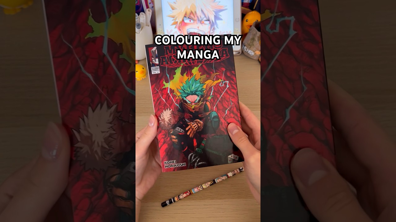 I have CHANGED My Hero Academia manga again 💀 #animeart #manga #bnha #mha #deku #shorts