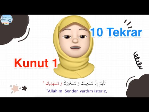 Kunut 1 Duası / 10 Tekrar / Ezber Dualar