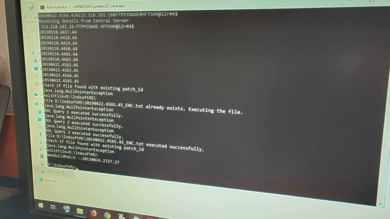 Indsoft not open problem no errors messages