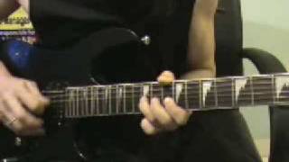 Sayonee by Junoon Guitar lesson (main solo fast and slow)