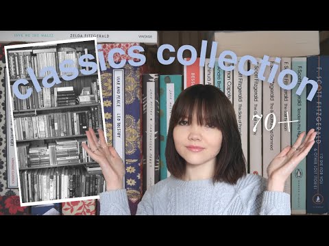 my classic literature collection (a bookshelf tour)