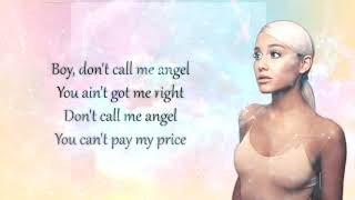 Download lagu Don't Call Me Angel - Lyrics mp3