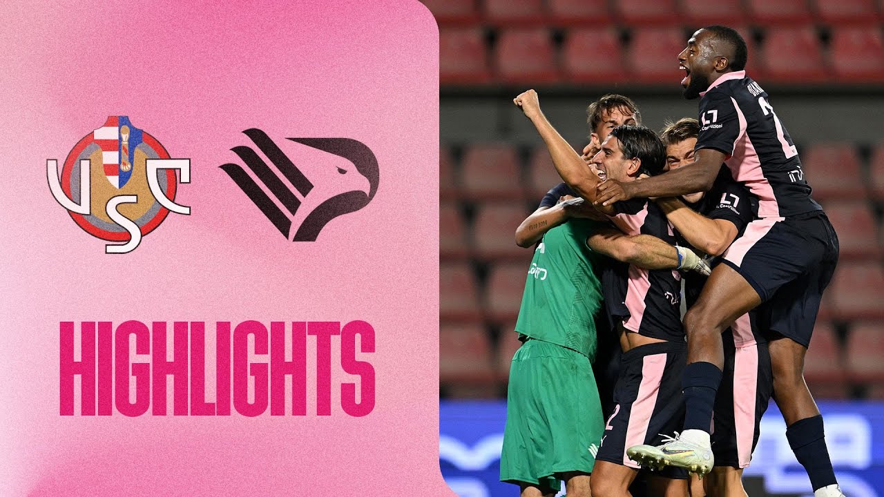 Cremonese-Palermo 4-5 (d.c.r), gli Highlights del match