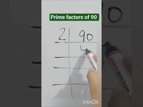 Prime factorization of 90| lcm of 90 ka lcm#lcm #lcmbhagvidhi#maths #lcmtricks #primefactorisation