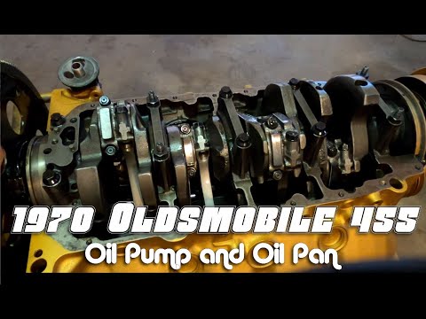 1970 Oldsmobile 455 Oil Pump and Oil Pan Installation