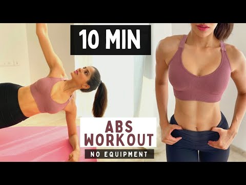 10 Min Abs Workout for flat tummy | Sakshi Malik