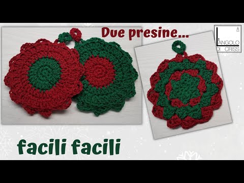 Tutorial agarradera RED and GREEN a ganchillo de Cristiana Rossi