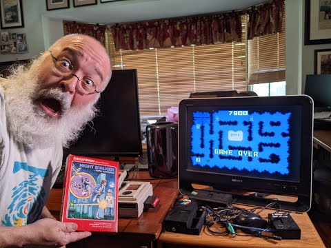 Night Stalker - Intellivision Game Of The Week - Retro Video Gaming - Robots Bats Fun