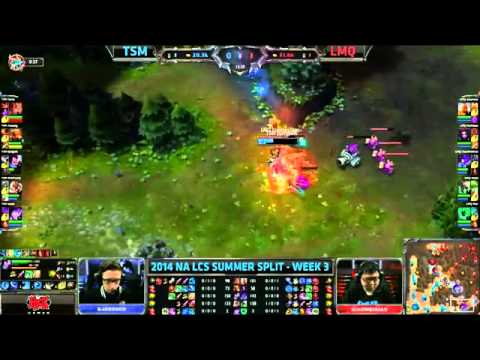 Bjergsen Yasuo VS Xiaoweixiao Khazix 1 vs 1 Duel   League Of Legends 2014 NA LCS Summer HQ