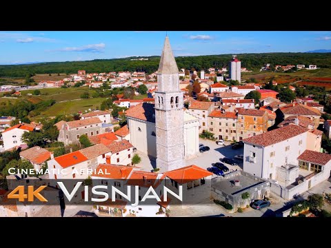 VISNJAN 4K Drone 🇭🇷 Višnjan Visignano | Croatia Hrvatska Istria