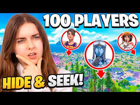 1 Seeker VS 100 Hiders in Fortnite