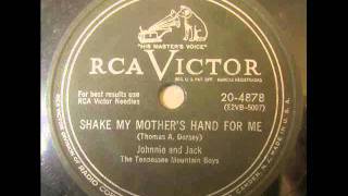 Johnnie and Jack   Shake My Mother&#39;s Hand   RCA Victor 20 4878