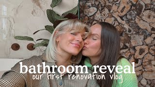 BATHROOM REVEAL 🛁 // our first ever long form renovation vlog 🏡