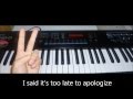 OneRepublic - Apologize [Piano Karaoké Cover ...