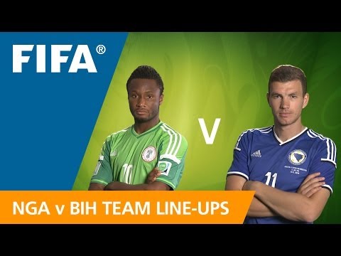Nigeria v. Bosnia & Herzegovina - Teams Announcement