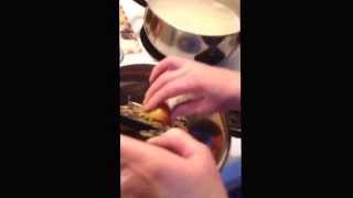 Easy peasy pasta sauce...forgot to mention these tomatoes are from Brenda&#39;s aka Grandma&#39;s garden