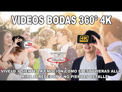bodas 360 grado realidad virtual 4k