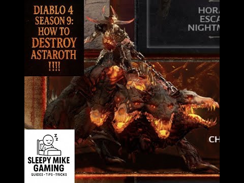 Diablo 4 Season 9:  How to DESTROY ASTAROTH!!! #diablo4  #bossguide #boss mechanics #guide